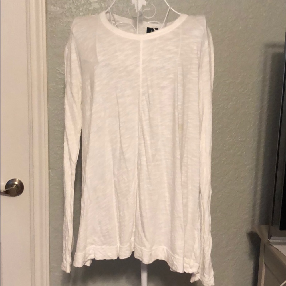 Long sleeve white tunic